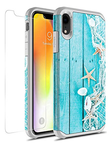 Rosebono Compatible Con iPhone XR Case Con Protector De Pa