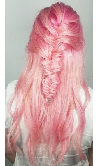 Featured image of post Tinta De Cabelo Rosa Pastel Si el largo de tu cabello sobrepasa tus hombros vac a tres cuartos de la botella en el recipiente