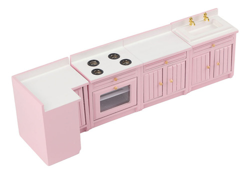 Mueble De Cocina Doll House, Accesorio En Miniatura 1:12