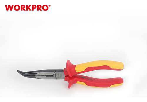Alicate Punta Doblado Aislado 8 Workpro