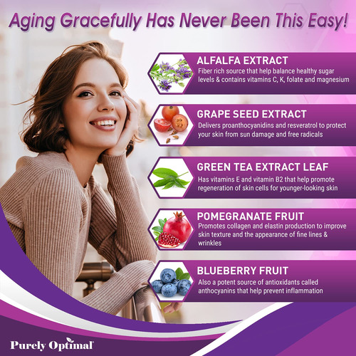 Suplemento De Resveratrol Puramente Ideal De 1500 Mg Com Ant