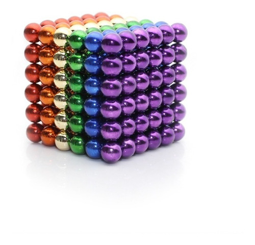 Neocube Buckyballs 216 Esferas 5 Mm Iman Neodimio Colores