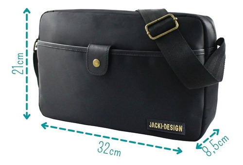 Imagem 2 de 6 de Bolsa Trabalho Transversal Masculina Pratica Pequena C Alça