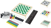 Comprar Kit 6 Jogos De Tabuleiro Em 1 Junges - 716