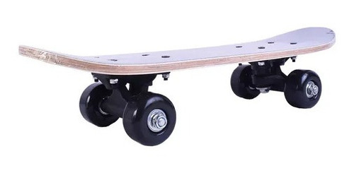 Skate Patineta Mini Doble Cola Lija Completa 