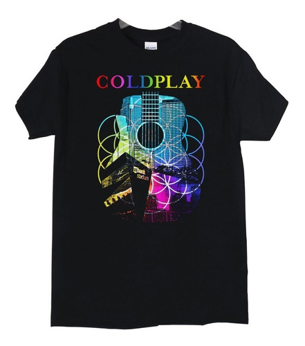 Polera Coldplay Guitar Us Bank Stadium Rock Abominatron