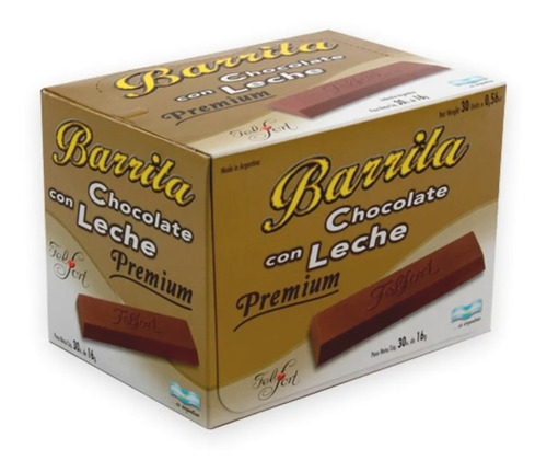 Barrita De Chocolate Premium Felfort X 30u - Sweet Market