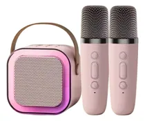 Comprar Mini Parlante Bluetooth Portatil Recargable Gxtronics Luces Led Rgb Con Puerto Tf Sd Usb Infantil Para Niños Niñas Con 2 Microfonos Inalambricos Karaoke Con Efectos De Voz Color Rosa
