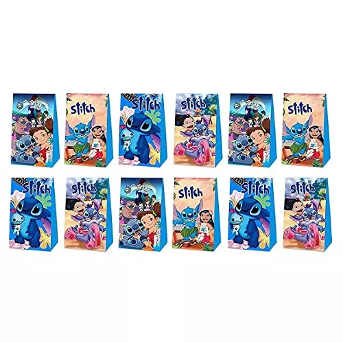  OU RUI 30 bolsas de regalo de fiesta de Lilo y Stitch