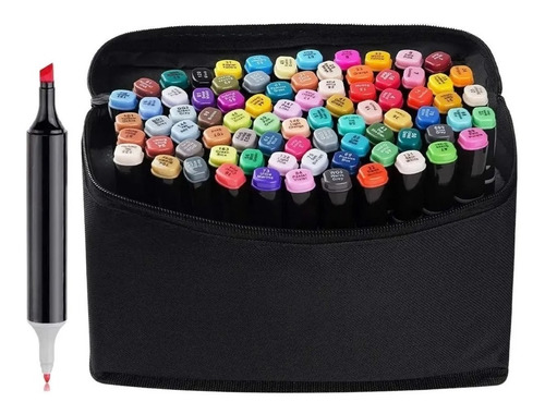 Marcadores Touchfive 24 Lapices Colores Profesional Colores
