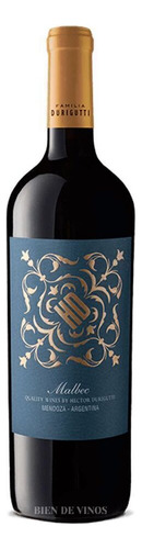 Vino Tinto Hd Malbec Caja X6 750ml