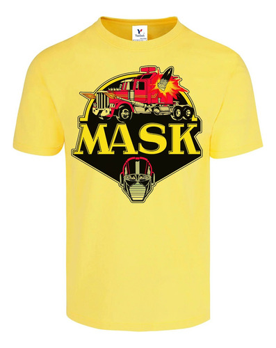 Playera Logo Mask Vintage 80s Cartoon Retro Kenner 