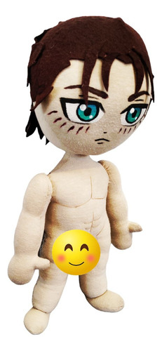 Peluche Eren Yarger Snk Hentai Desnudable Hecho A Mano