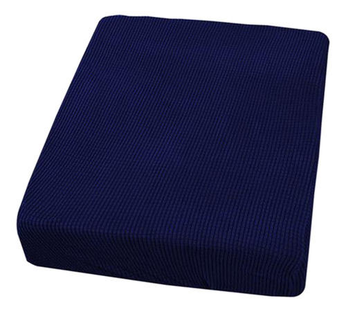 2pcs 1 Seater Sofá Elástico Azul Futon Asiento Banco