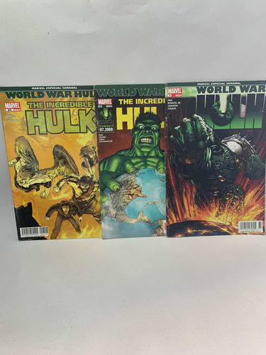 The Incredible Hulk World War Hulk Paquete Con Tres Piezas