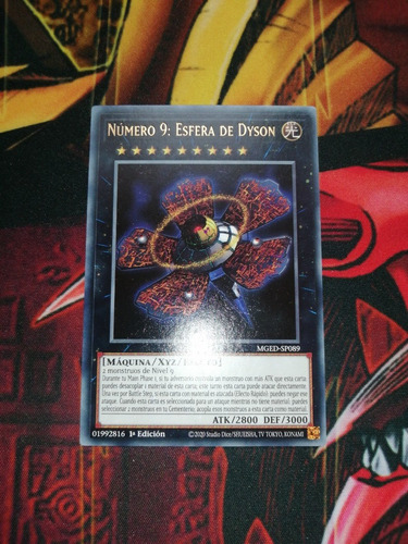 Número 9 Esfera De Dyson Yu-gi-oh! Original Konami