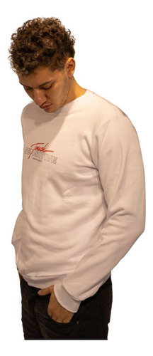 Buzo C/redondo Frisado Hombre Santoleon Sensitive Blanco