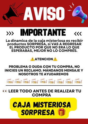 Caja Sorpresa Accesarios De Herramienta Calidad Premium