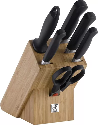 Zwilling Cuchillos de Acero inoxidable Gourmet con Bloque 7 Piezas