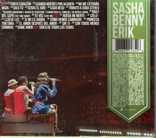 Sasha Benny Erik - En Vivo Desde El Auditorio Nacional | Dvd