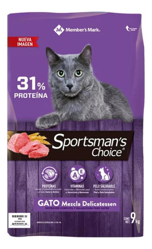 Alimento Para Gato Sportsman's Delicatessen 9 Kg