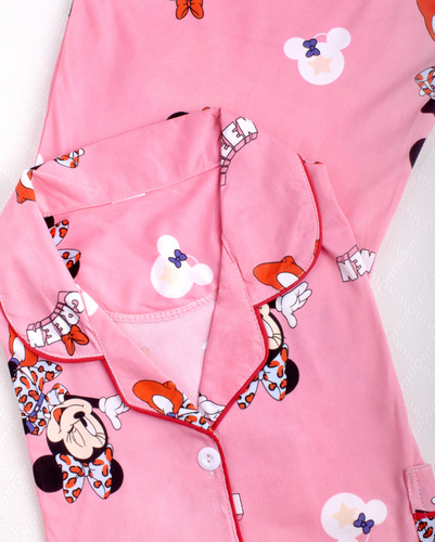 Pijama De Minnie Mouse De 2pzas Para Dama