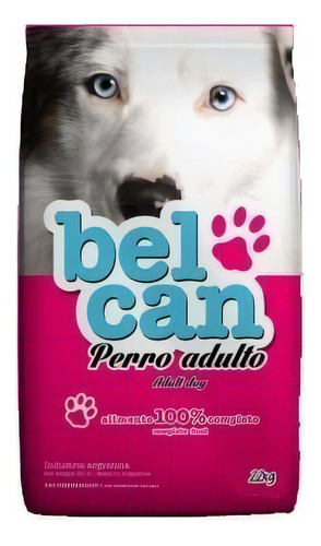 Alimento Belcan Belcan Belcan para perro adulto de raza mediano sabor carne en bolsa de 22 kg