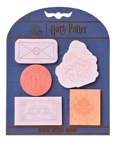 Notas Adhesivas Mooving Set Harry Potter X 5 Blocks