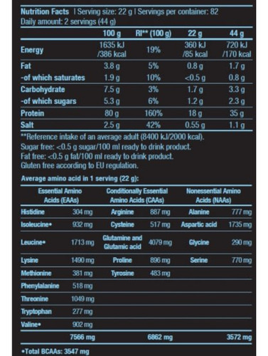 Hydro Whey Zero Proteina Hidrolizada Glutamina Sabor Vainilla