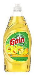 Gain 97625 Ultra Liquid Dishwasher Detergent, Lemon Zest Ssb