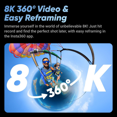 Cámara De Acción 360 Insta360 X4 Get-set, 8k, Resistente Al