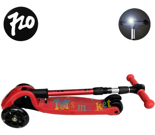 Imagen 4 de 8 de Monopatin De 3 Ruedas 720 Deluxe Con Luces