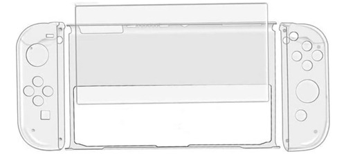 Para Nintendo Switch Oled,protectora Carcasa+cristaltemplado