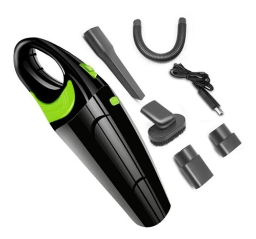 Imagen 2 de 10 de Aspiradora De Mano Inalámbrica Para Auto Rundong Carga Usb