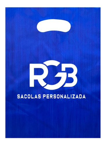Sacolas Personalizadas 200 Sacolas Duas Cores 20 X 30