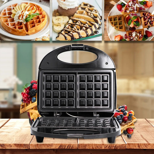 Waflera Electrica Doble Sandwichera Y Waffle Antideslizantes