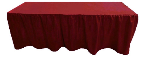 Mantel Bambalina Para Mesa De 1.80x0.73 Varios Colores 