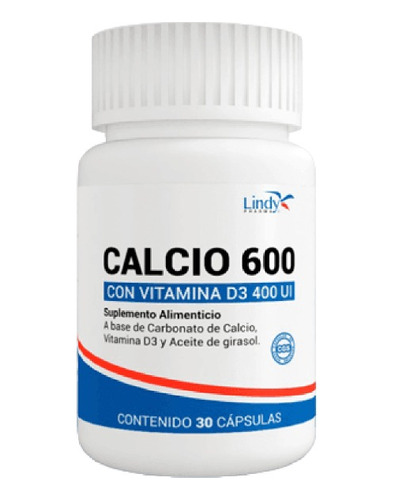 Calcio 600 C/vit D3 400 Ui