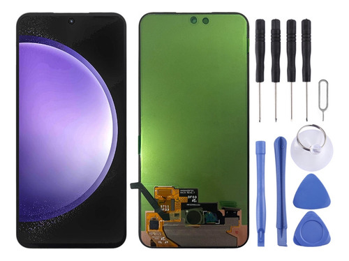 P0mp0m Para Samsung Galaxy S23 Fe, Lcd Digitator, Montaje C