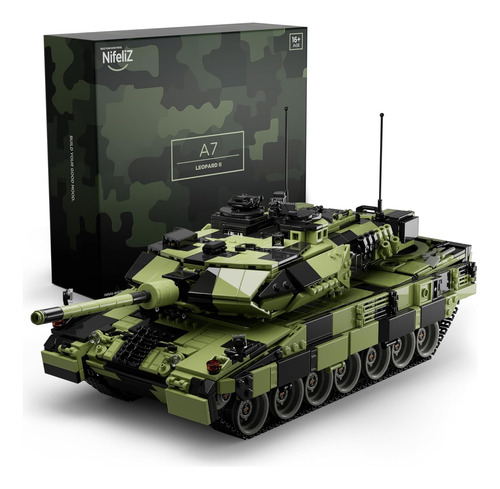 Tanque Nifeliz Leopard Ii A7, Conjunto De Construcción De Ta