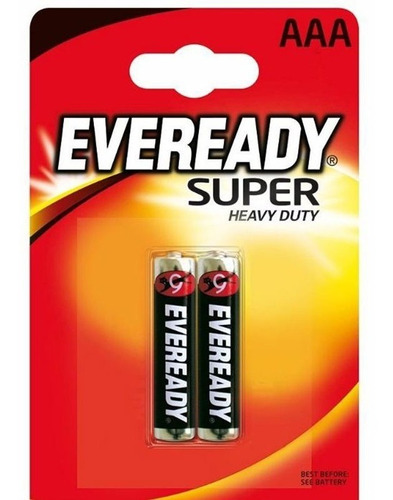 Pack De Pilas Aaa 2 Unidades Eveready Pevaaa Blister - Cuo