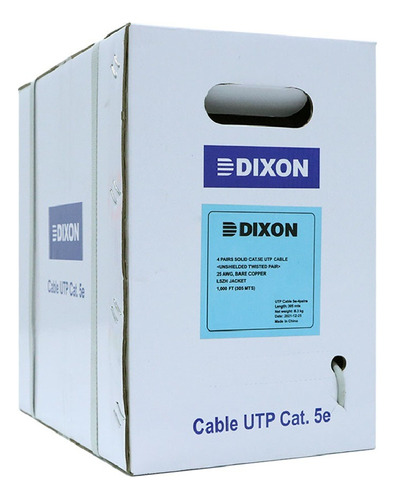 Dixon 8050 Lszh, Cable Sf/utp Cat.5e Cobre Rollo 305m