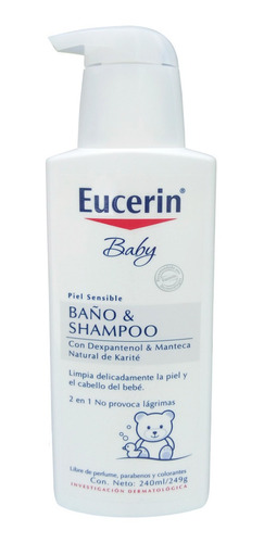 Eucerin Baño Y Shampoo Baby X 240 Ml