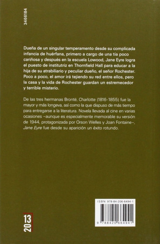 Jane Eyre - Charlotte Bronte - Alianza Editorial