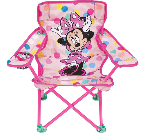 Minnie Mouse Kids Camp Chair Silla Plegable Con Bolsa De Tra