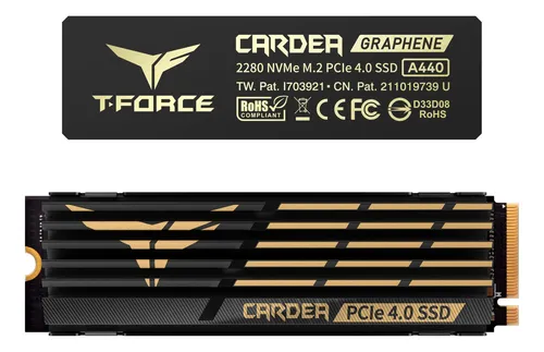 Disipador Térmico De Aluminio Teamgroup T-force A440 De 2 Tb