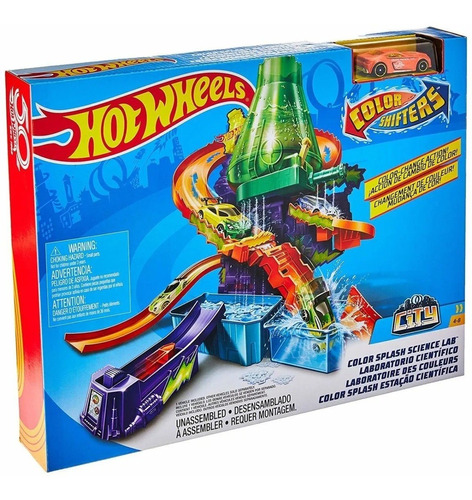 Pista Hot Wheels Color Shifters Laboratorio Cientifico