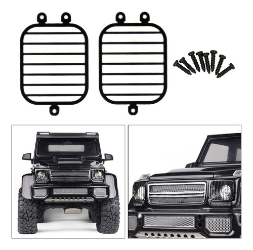 Protección De Pantalla De Lámpara De Metal Rc Para Trx4
