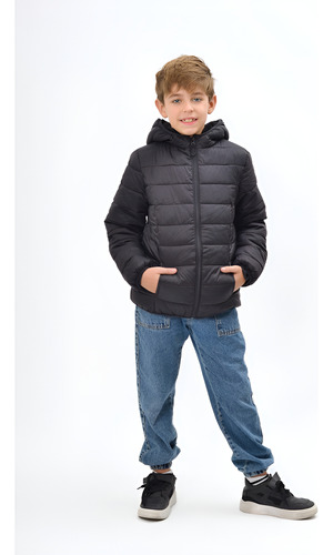 Campera Con Piel Inflada Atomik Niño Niña Del Talle 6 Al 16.