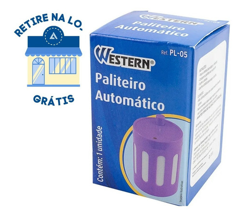 Paliteiro De Plastico Automatico Redondo Western Pl-05